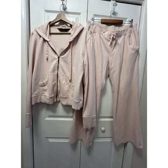 Sold Norma Kamali Track Suit Baby Pink Women’s Size XL revolve - Picture 4 of 13